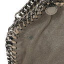 Stella McCartney Falabella Mini Tote Steel Grey Vegan Shaggy Deer Fold Over Bag