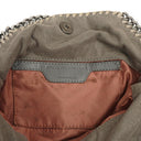 Stella McCartney Falabella Mini Tote Steel Grey Vegan Shaggy Deer Fold Over Bag