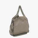 Stella McCartney Falabella Mini Tote Steel Grey Vegan Shaggy Deer Fold Over Bag