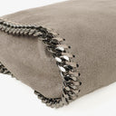 Stella McCartney Falabella Mini Tote Steel Grey Vegan Shaggy Deer Fold Over Bag