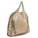 Stella McCartney Falabella Pearl Tote Vegan Shaggy Deer Fold Over Bag