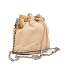 Stella McCartney Falabella Small Powder Shaggy Deer Bucket Bag