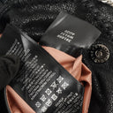 Stella McCartney Falabella Tiny Tote Black Vegan Shaggy Deer