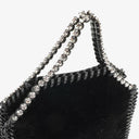 Stella McCartney Falabella Tiny Tote Black Velvet