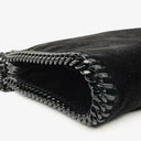Stella McCartney Falabella Tiny Tote Black Velvet