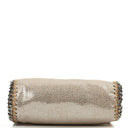 Stella McCartney Falabella Tiny Tote Gold Shiny Vegan Shaggy Deer