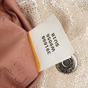 Stella McCartney Falabella Tiny Tote Gold Shiny Vegan Shaggy Deer