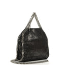 Stella McCartney Falabella Tiny Tote Rhutenium Chamois Shiny Dotted Vegan Shaggy Deer