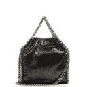 Stella McCartney Falabella Tiny Tote Rhutenium Chamois Shiny Dotted Vegan Shaggy Deer