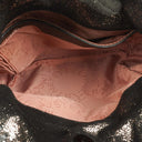 Stella McCartney Falabella Tiny Tote Rhutenium Chamois Shiny Dotted Vegan Shaggy Deer