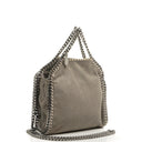 Stella McCartney Falabella Tiny Tote Steel Grey Vegan Shaggy Deer