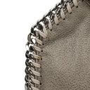 Stella McCartney Falabella Tiny Tote Steel Grey Vegan Shaggy Deer