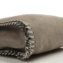 Stella McCartney Falabella Tiny Tote Steel Grey Vegan Shaggy Deer