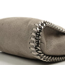 Stella McCartney Falabella Tiny Tote Steel Grey Vegan Shaggy Deer