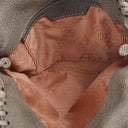 Stella McCartney Falabella Tiny Tote Steel Grey Vegan Shaggy Deer