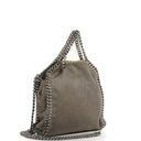 Stella McCartney Falabella Tiny Tote Steel Grey Vegan Shaggy Deer