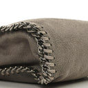 Stella McCartney Falabella Tiny Tote Steel Grey Vegan Shaggy Deer