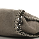 Stella McCartney Falabella Tiny Tote Steel Grey Vegan Shaggy Deer