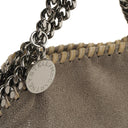 Stella McCartney Falabella Tiny Tote Steel Grey Vegan Shaggy Deer