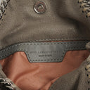 Stella McCartney Falabella Tiny Tote Steel Grey Vegan Shaggy Deer