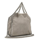 Stella McCartney Falabella Tiny Tote Steel Grey Vegan Shaggy Deer