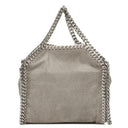Stella McCartney Falabella Tiny Tote Steel Grey Vegan Shaggy Deer