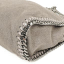 Stella McCartney Falabella Tiny Tote Steel Grey Vegan Shaggy Deer