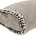 Stella McCartney Falabella Tiny Tote Steel Grey Vegan Shaggy Deer