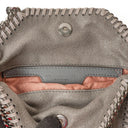 Stella McCartney Falabella Tiny Tote Steel Grey Vegan Shaggy Deer