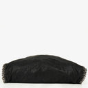 Stella McCartney Falabella Tote Black Vegan Shaggy Deer Fold Over Bag