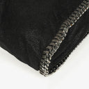 Stella McCartney Falabella Tote Black Vegan Shaggy Deer Fold Over Bag