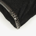 Stella McCartney Falabella Tote Black Vegan Shaggy Deer Fold Over Bag