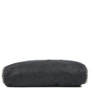 Stella McCartney Falabella Tote Dark Navy Vegan Shaggy Deer Fold Over Bag