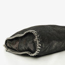 Stella McCartney Falabella Tote Rhutenium Chamois Shiny Dotted Vegan Shaggy Deer