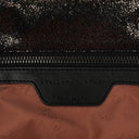 Stella McCartney Falabella Tote Rhutenium Chamois Shiny Dotted Vegan Shaggy Deer