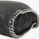 Stella McCartney Lady Tote Falabella Black Vegan Shaggy Deer Fold Over Bag