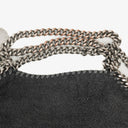 Stella McCartney Lady Tote Falabella Black Vegan Shaggy Deer Fold Over Bag