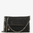 Stella McCartney Mini Falabella Black Vegan Shaggy Deer Shoulder Bag