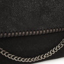 Stella McCartney Mini Falabella Black Vegan Shaggy Deer Shoulder Bag