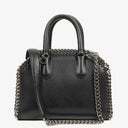 Stella McCartney Mini Falabella Box Black Eco Alter Nappa Top Handle Bag