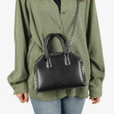 Stella McCartney Mini Falabella Box Black Eco Alter Nappa Top Handle Bag