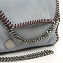 Stella McCartney Mini Falabella Shoulder Bag Azzurro Vegan Shaggy Deer