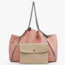 Stella McCartney Reversible Falabella Tote Blush Pink Vegan Shaggy Deer