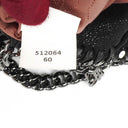 Stella McCartney Tiny Falabella Black Vegan Shaggy Deer Studded Fringe Tote Bag