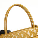 The Chanel Patent Medallion Tote Yellow