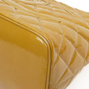 The Chanel Patent Medallion Tote Yellow