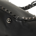 Valentino Garavani Mini Rockstud Leather Tote Bag Black