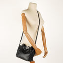 Valentino Garavani Mini Rockstud Leather Tote Bag Black