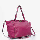 Valentino Garavani Pink Medium Rockstud Tote Bag