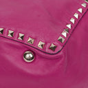 Valentino Garavani Pink Medium Rockstud Tote Bag